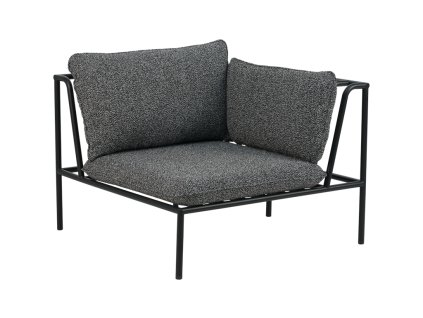 Rohove kreslo Collier antracit