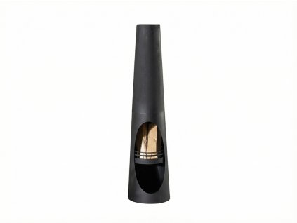 okruhle cierne kovove ohnisko