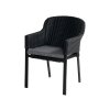 Záhradna stolička čierna CAIRO