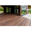 Thermory Benchmark thermo ash cladding C20 decking D45J. Private house in Saaremaa Estonia
