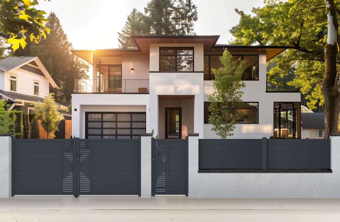 Hliníková brána do záhrady – prečo je lepšia voľba ako drevo alebo oceľ