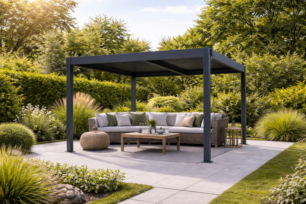 Bioklimatická pergola – oplatí sa? Výhody, cena a fungovanie