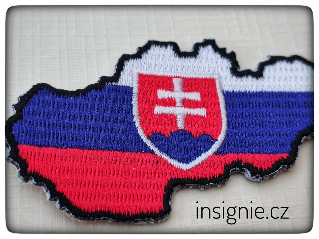 Nášivka - mapa Slovenska