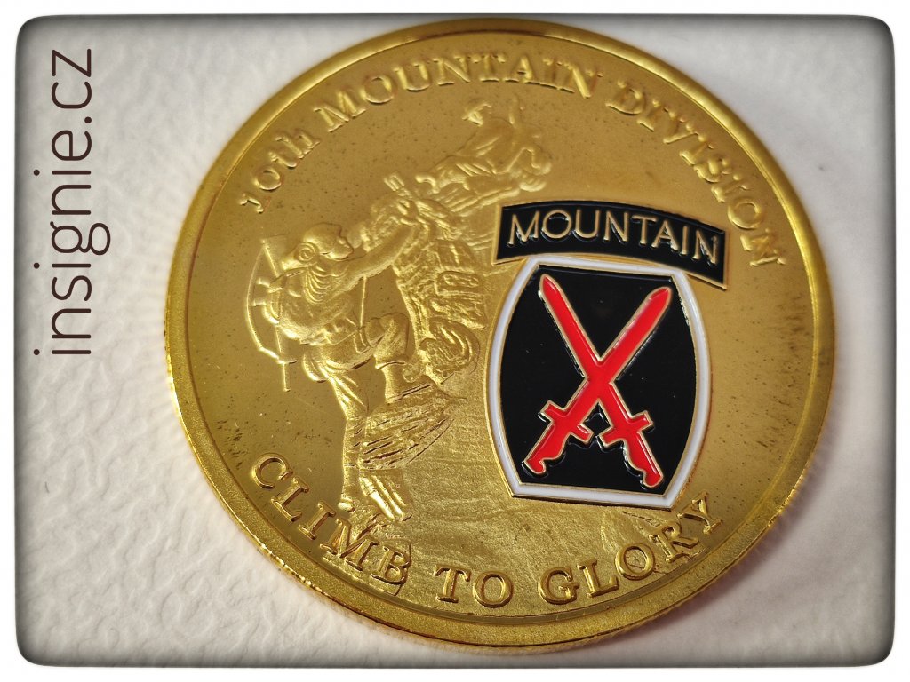 Medaile 10. horská divize US ARMY