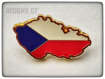Odznak - mapa ČR