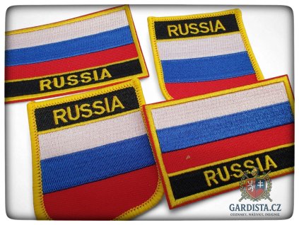 Rusko - nášivka RUSSIA