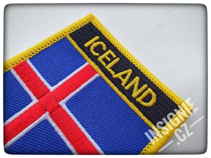 Island - nášivka ICELAND