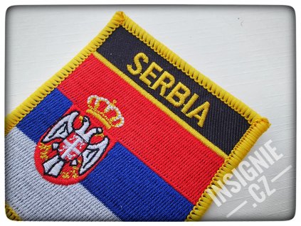 Srbsko - nášivka SERBIA