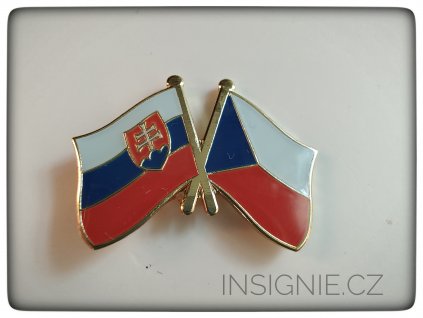Klopový odznak Česko - Slovensko
