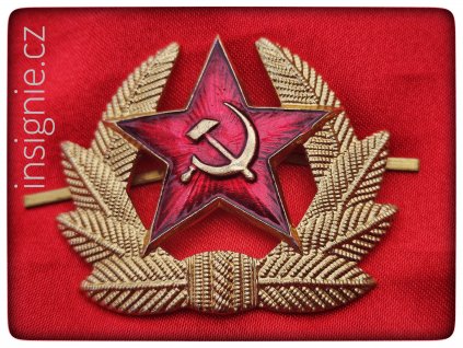 Čepicový odznak Sovětské armády velký