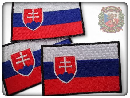 Nášivka "vlajka" se znakem Slovenska