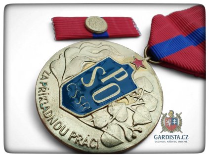 Vyznamenání Za příkladnou práci pro SPO ČSSR