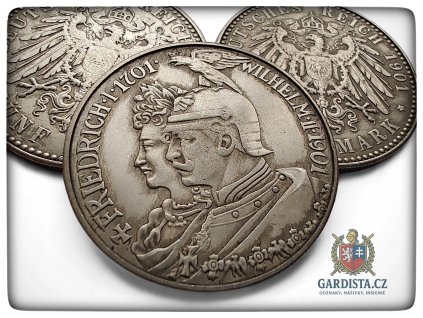 Wilhelm II a Augusta Viktorie - 5 RM