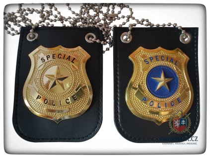 Policejní odznak rekvizitní SPECIAL