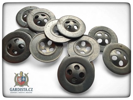 Knoflík uniformní oděvní RU + RČS