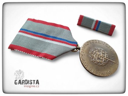 Pamětní medailek 20. výročí osvobození ČSSR