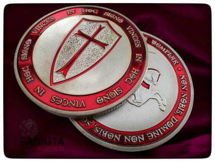 Templáři I. (červená / stříbro)