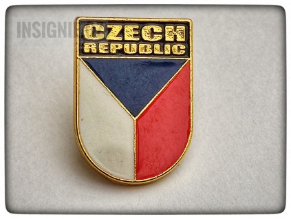 Odznak CZECH republic půlkulatý