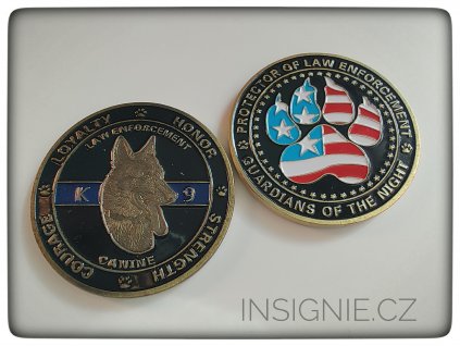 Medaile psovodů USA (K-9 UNIT)
