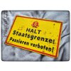 Výstražná cedule "HRANIČNÍ PÁSMO DDR" - retro