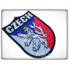 Nášivka CZECH - lev s vlajkou na pozadí