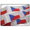Nášivka (tkaná) česká (československá) vlajka (5 kusů)