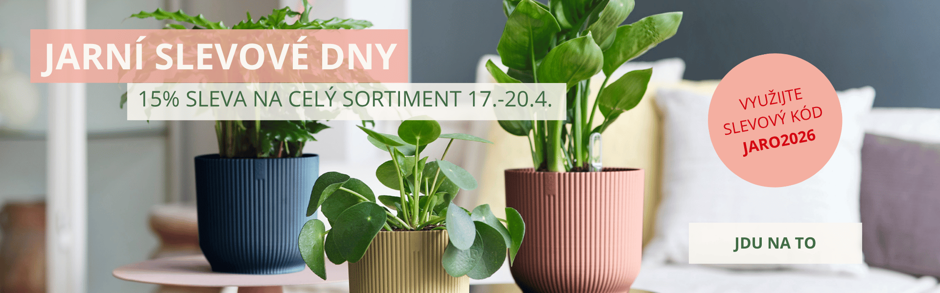 Jarní slevové dny v Gardners