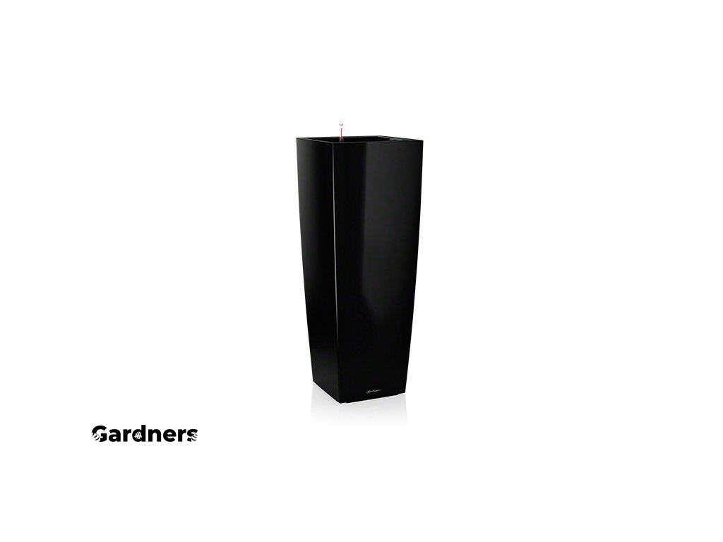 Samozavlažovací květináč Cubico Premium Alto průměr 40 cm, výška 105 cm, černá  + doprava zdarma