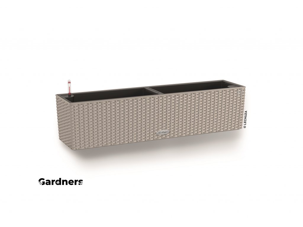 Samozavlažovací truhlík Balconera Cottage 80 cm, béžová