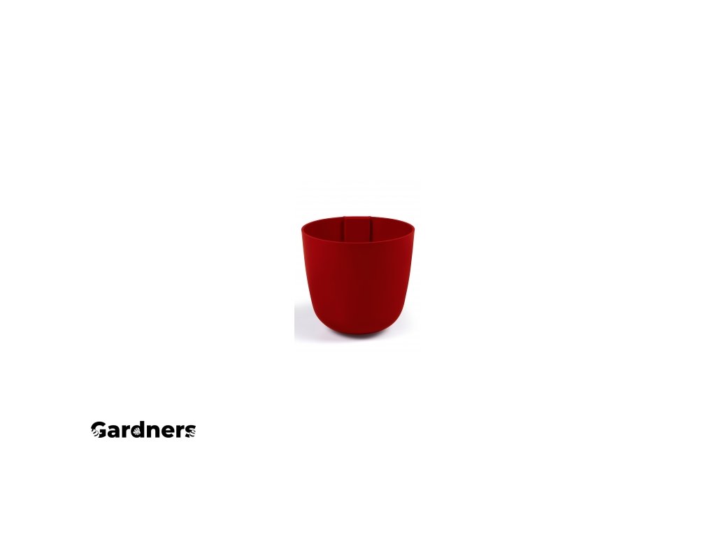 Magnetický květináč BOWL 15cm, červená