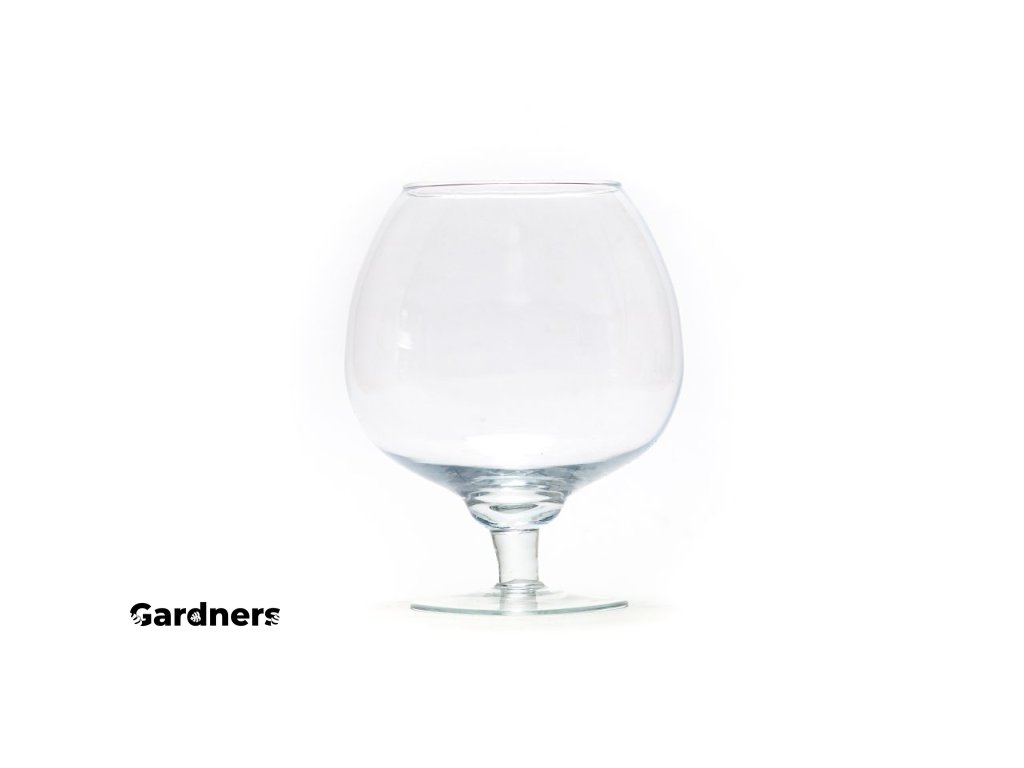 Gardners.cz skleněná váza na nožce (1)