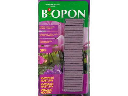 Tyčinkové hnojivo Bopon pro kvetoucí rostliny 30 ks