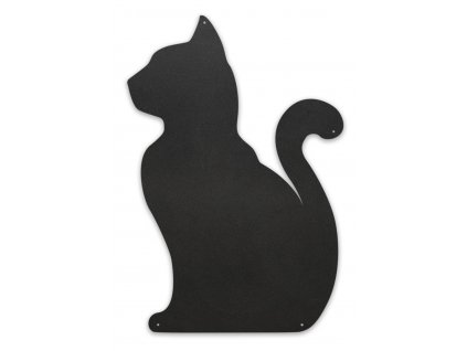 Magnetická tabule 56x38 cm kočka, černá