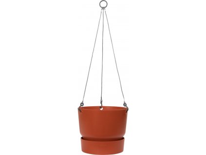 15854 zavesny kvetinac greenville hanging basket 24 cm hneda
