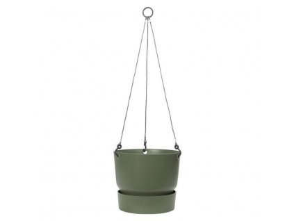 Závěsný květináč Greenville Hanging Basket 24 cm, zelená