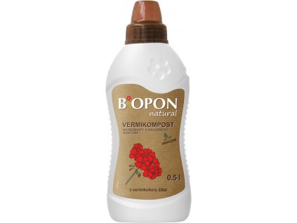 21098 hnojivo bopon natural vermikompost na muskaty a balkonove rostliny 0 5 l