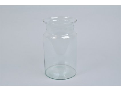 Gardners.cz Skleněná váza se zúženým otvorem výška 25 cm, průměr 15 cm