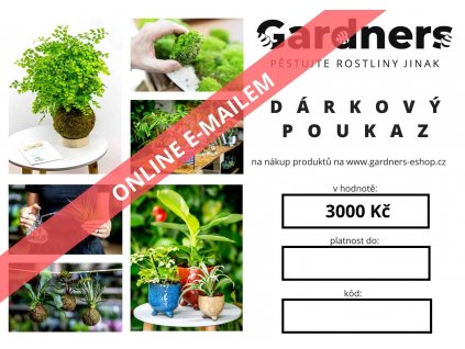 Gardners poukaz online II