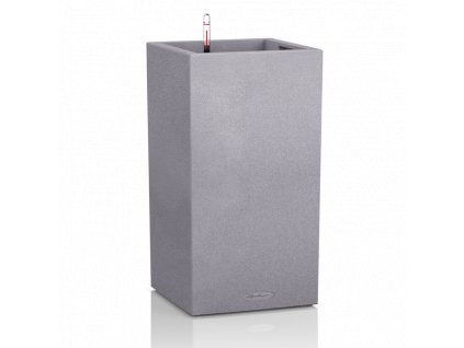 Samozavlažovací květináč Canto Stone Tower průměr 40 cm, výška 76 cm, šedá