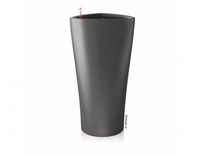 Samozavlažovací květináč Delta Premium 30 kompletní set, antracitová  + doprava zdarma
