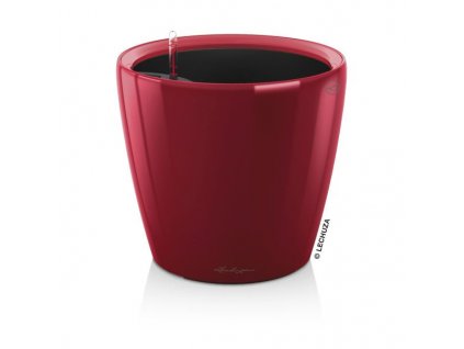 Samozavlažovací květináč Classico LS Premium, průměr 28 cm, červená