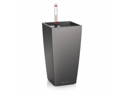 Samozavlažovací květináč Cubico Premium 40 cm, antracit
