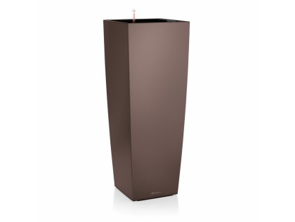 Samozavlažovací květináč Cubico Premium Alto průměr 40 cm, výška 105 cm, hnědá  + doprava zdarma