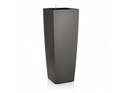 Samozavlažovací květináč Cubico Premium Alto průměr 40 cm, výška 105 cm, antracitová