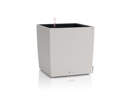 Samozavlažovací květináč Cube Cottage 50 cm, šedá
