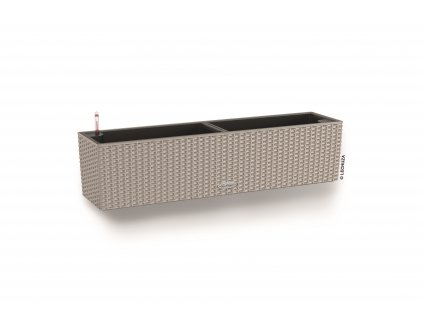 Samozavlažovací truhlík Balconera Cottage 80 cm, pískově hnědá