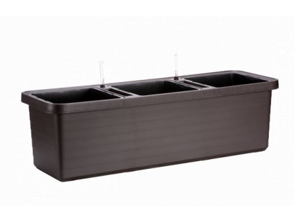 3339 velkoobjemovy truhlik berberis trio 117x39x35 cm cokolada