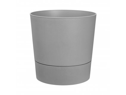 33590 samozavlazovaci kvetinac greensense aqua care round prumer 35 cm svetle seda