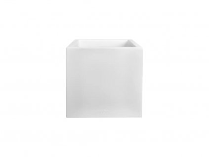 Samozavlažovací květináč bez měrky Vivo Next Square 30 cm, bílá