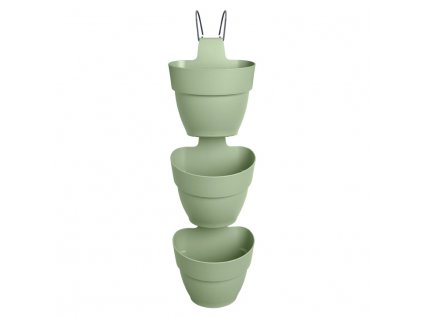 34448 set tri zavesnych kvetinacu vibia campana vertical forest zelena